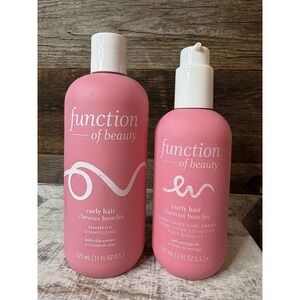 Function of Beauty Curly Hair Shampoo + Shape Cream Duo | MSRP = $40